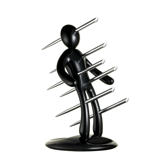 Voodoo/TheEx | 6-Piece Aluminum Pen Set with Black Plastic Holder