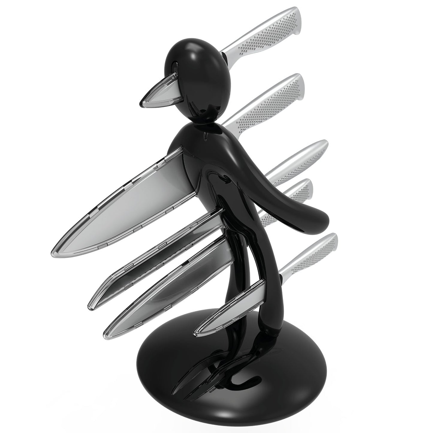 Voodoo/TheEx "Classic Edition" Knife Set - Black Plastic Holder